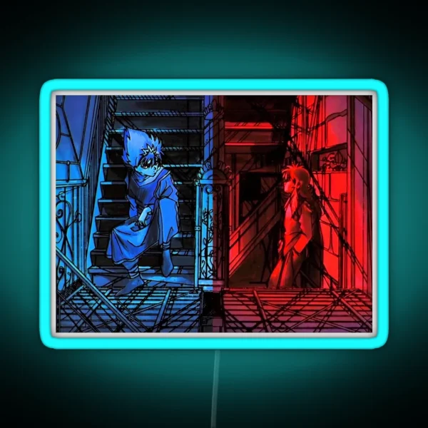 Hiei And Kurama RGB Neon Sign