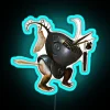 Hieronymous Bosch Surreal Robot Character RGB Neon Sign - Image 2