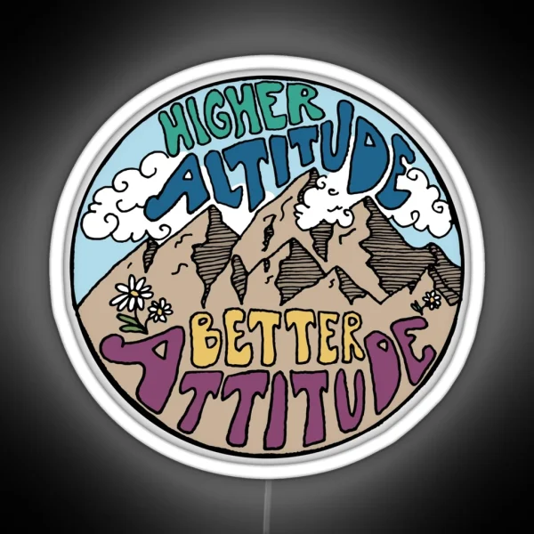 High Altitude RGB Neon Sign