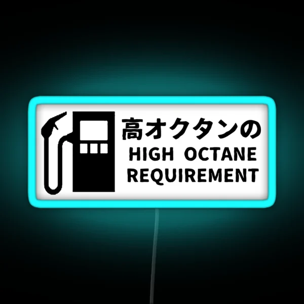 High Octane Japanese Slap RGB Neon Sign