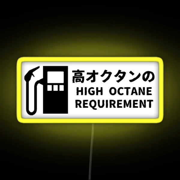 High Octane Japanese Slap RGB Neon Sign