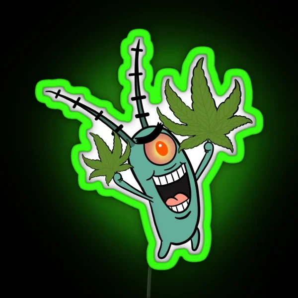High Plankton RGB Neon Sign