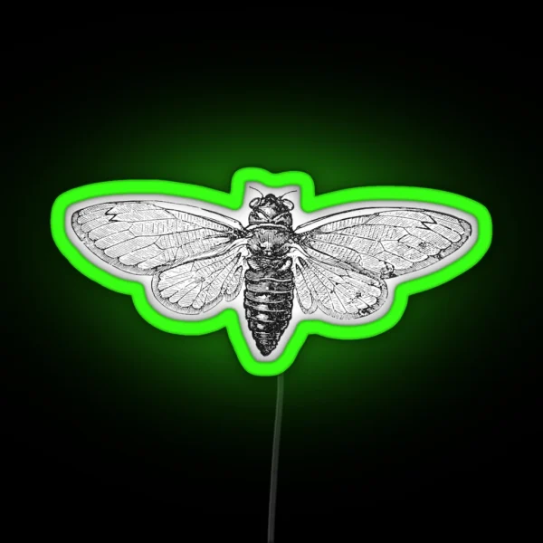 High Quality Cicada RGB Neon Sign
