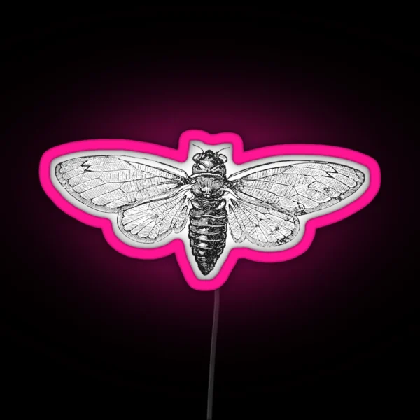 High Quality Cicada RGB Neon Sign