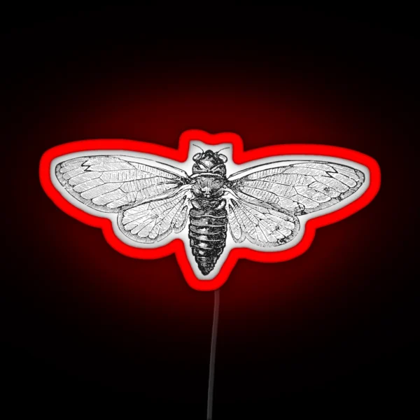 High Quality Cicada RGB Neon Sign