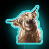 Highland Cow RGB Neon Sign - Image 3