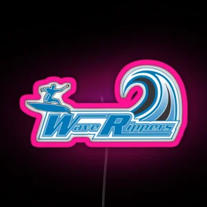 Highway 35 Wave Rippers Logo RGB Neon Sign