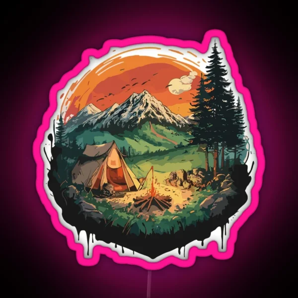 Hiking Spot 6 RGB Neon Sign