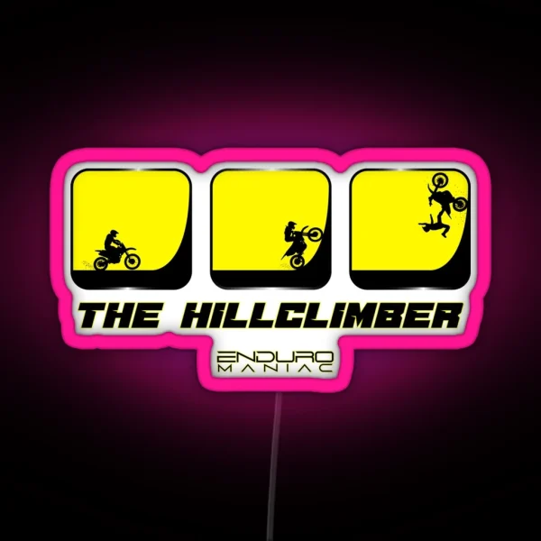 Hillclimb 2 RGB Neon Sign