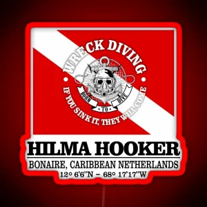 Hilma Hooker Best Wrecks RGB Neon Sign