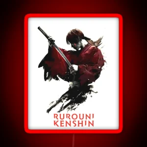 Himura Kenshin Poster RGB Neon Sign