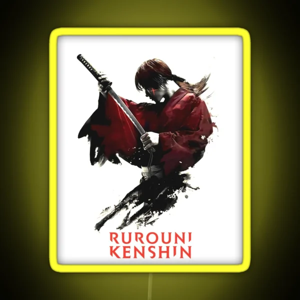 Himura Kenshin Poster RGB Neon Sign