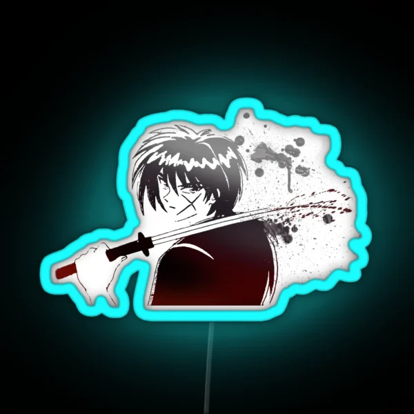 Himura Kenshin RGB Neon Sign