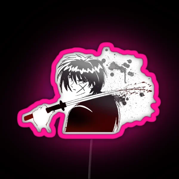 Himura Kenshin RGB Neon Sign