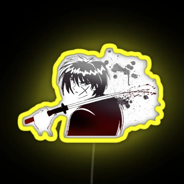 Himura Kenshin RGB Neon Sign