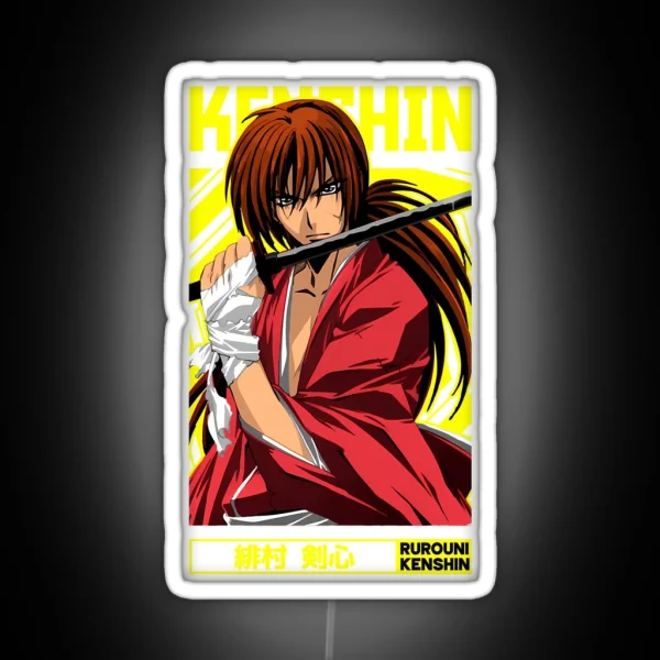 Himura Kenshin Rurouni Kenshin Anime RGB Neon Sign