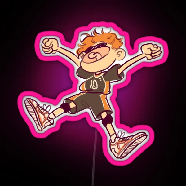 HINATA IS PUMPED RGB Neon Sign