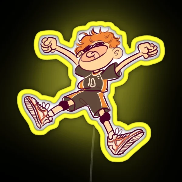 HINATA IS PUMPED RGB Neon Sign