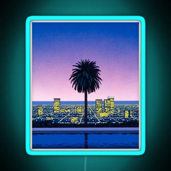 Hiroshi Nagai Vaporwave RGB Neon Sign