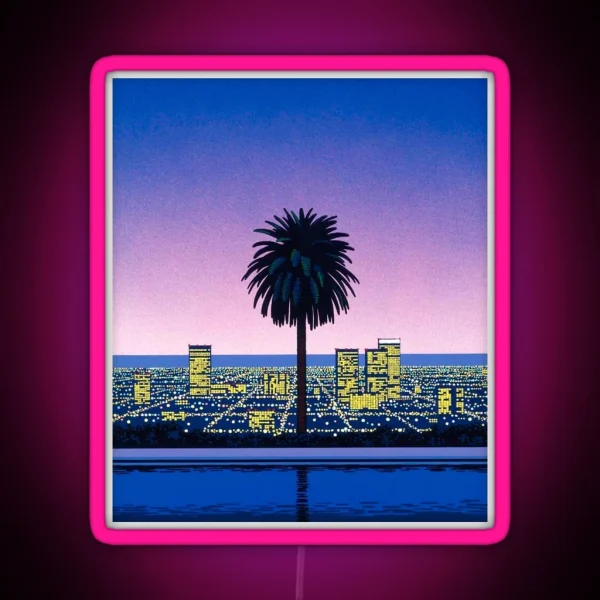 Hiroshi Nagai Vaporwave RGB Neon Sign
