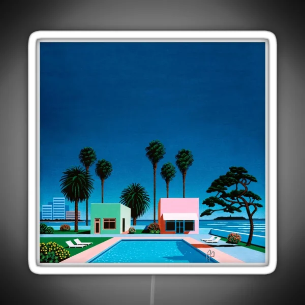 Hiroshi Nagai Vaporwave RGB Neon Sign
