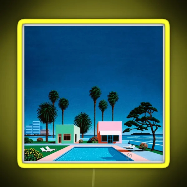Hiroshi Nagai Vaporwave RGB Neon Sign