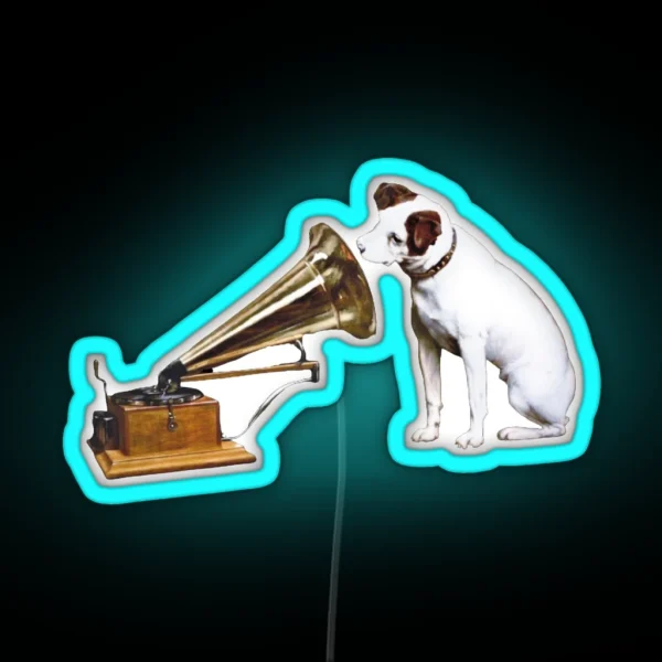His Master S Voice RGB Neon Sign
