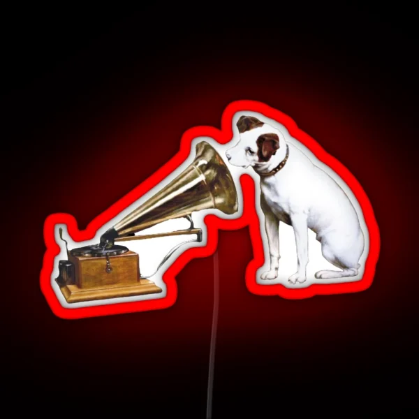 His Master S Voice RGB Neon Sign