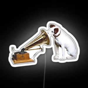 His Master S Voice RGB Neon Sign