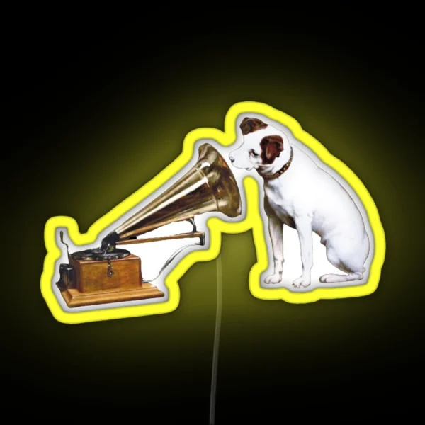 His Master S Voice RGB Neon Sign