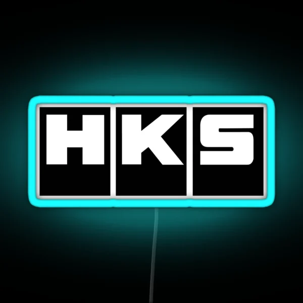 HKS Logo RGB Neon Sign