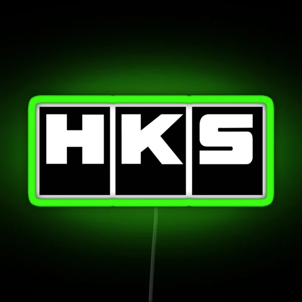 HKS Logo RGB Neon Sign