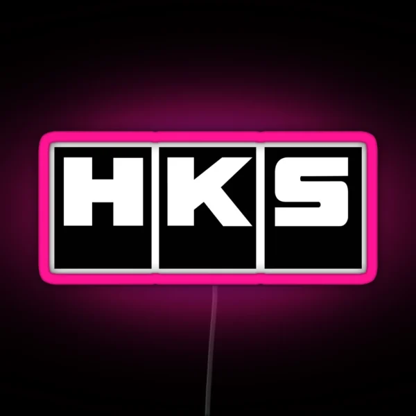 HKS Logo RGB Neon Sign