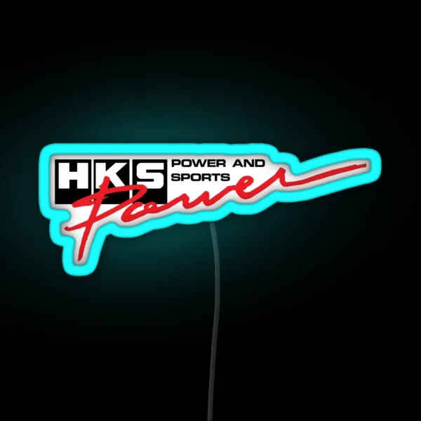 HKS POWER RGB Neon Sign
