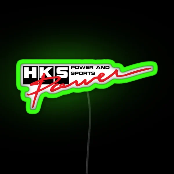 HKS POWER RGB Neon Sign