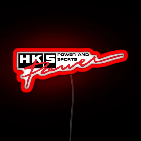 HKS POWER RGB Neon Sign