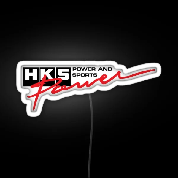 HKS POWER RGB Neon Sign