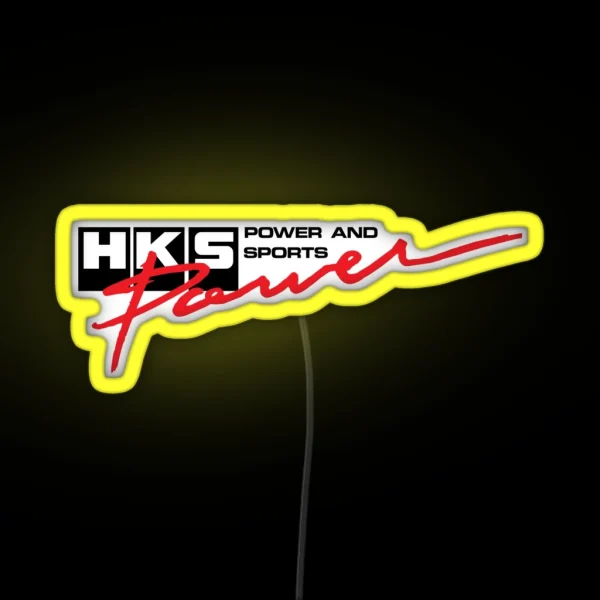 HKS POWER RGB Neon Sign