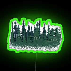 Hoa Hoa Hoa RGB Neon Sign