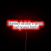 Hobbies Include A Spoon And Peanut Butter RGB Neon Sign - Image 2