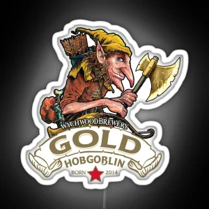 Hobgoblin Gold RGB Neon Sign