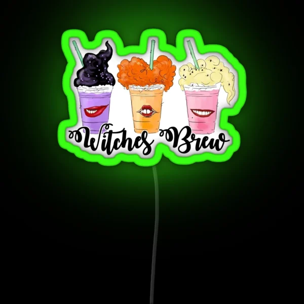 Hocus Pocus Witches Brew RGB Neon Sign