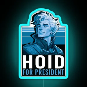 Hoid For President Cosmere Campaign Poster RGB Neon Sign