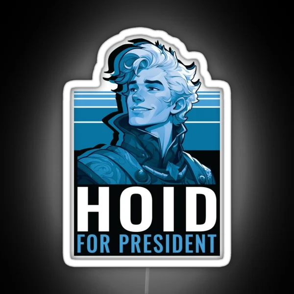 Hoid For President Cosmere Campaign Poster RGB Neon Sign