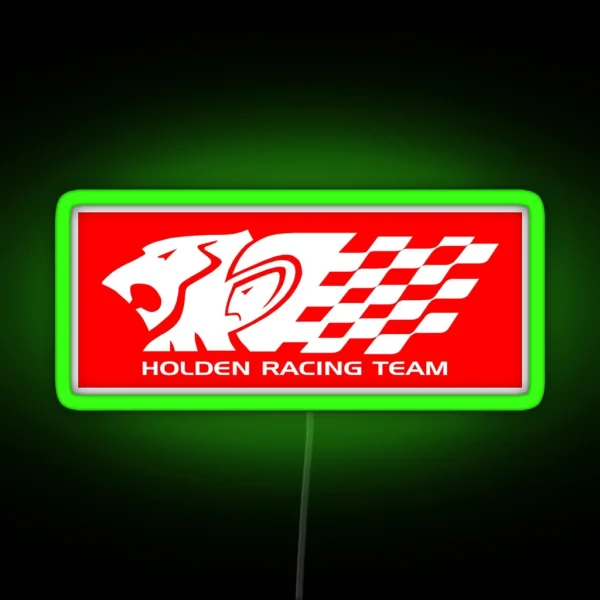 Holden Racing Team 2000s RGB Neon Sign