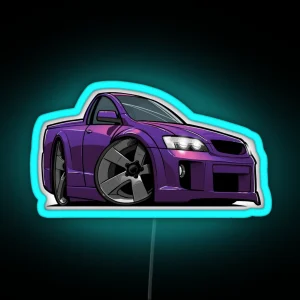 Holden VE SS Ute Morpheus Purple RGB Neon Sign