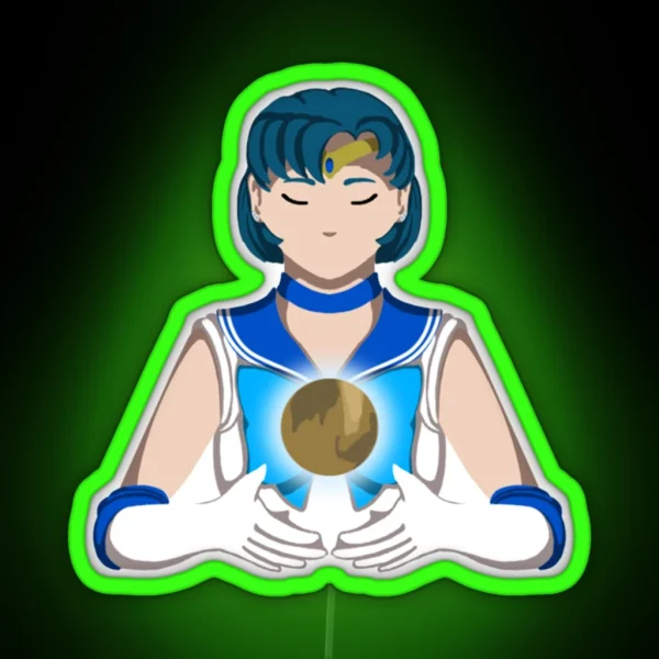 Holding Mercury RGB Neon Sign
