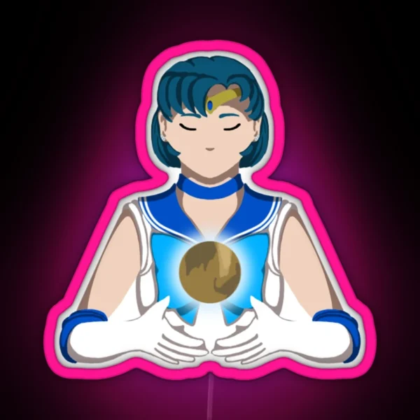 Holding Mercury RGB Neon Sign