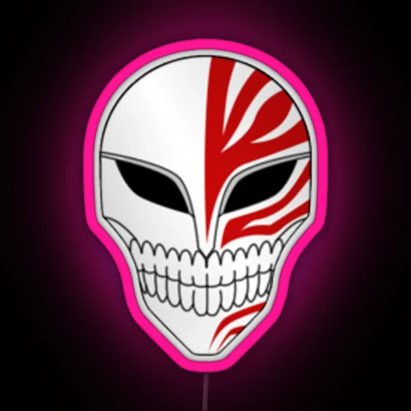 Hollow Mask RGB Neon Sign