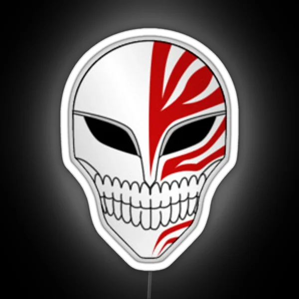 Hollow Mask RGB Neon Sign